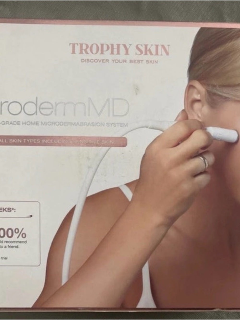 MicrodermMD Home Microdermabrasion System - White